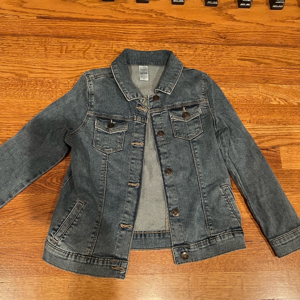 Carters size 10 jean jacket